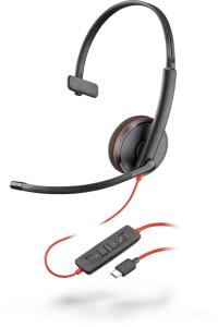 Headset Blackwire 3210 - Monaural - USB-c