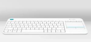 Wireless Touch Keyboard K400 Plus - White - Qwerty Uk