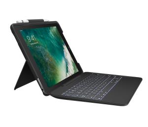Slim Combo For iPad Pro 10.5in Black - Qwerty Pan Nordic (920-008447)