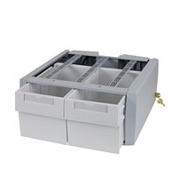 Sv43/44 Supplemental Double Tall Drawer (grey/white)