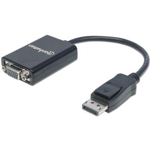 DisplayPort To VGA Convcable Hd15 Female Adapter 15cm Blk
