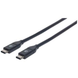 USB 3.1 Cable Gen 2, Type-C Male to Type-C Male, 10 Gbps, 20in Black