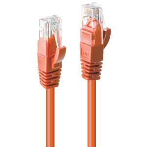 Network Patch Cable - CAT6 - U/utp - Snagless - Gigabit Orange - 30m
