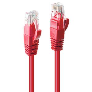 Network Patch Cable - CAT6 - U/utp - Snagless - Gigabit Red - 20m