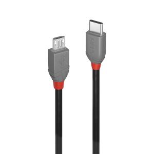 Cable -  USB 2.0 Type C To Micro-b - Anthraline - Black - 2m