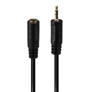 Audio Adapter - 2.5mm Male  - 3.5mm Female - Black