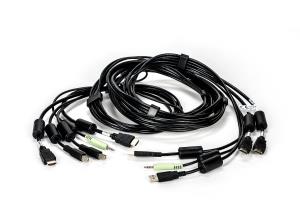 Cable 2-hdmi/2-USB/1-audio 10ft (sc945h)